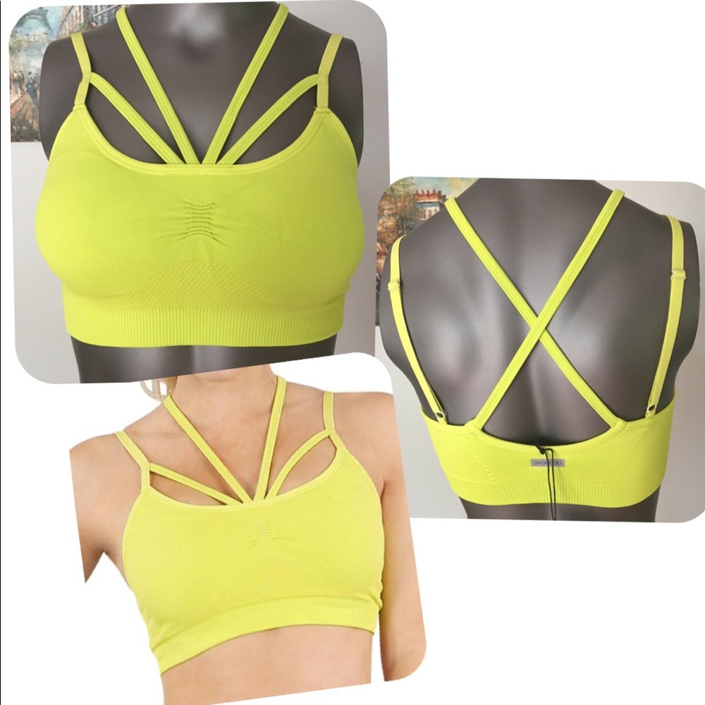 NWT - Avocado Endless Strappy Sports Bra - Sz S/M